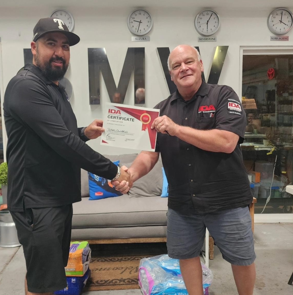 IDA Certification - Jorge Olivares